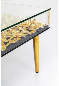 Gold Flowers konferenčný stolík zlatý