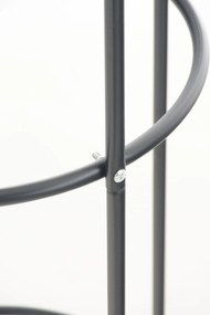 Mriežka na popínavé rastliny Romantika - 190 x 38 cm - Čierna