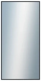DANTIK - Zrkadlo v rámu, rozmer s rámom 50x100 cm z lišty Hliník čierna (7002021)