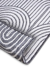 Hanse Home, Kusový koberec Pangli 105851 Silver – na von aj na doma, 80x150, šedá, chodba / predsieň