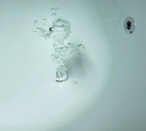 Polysan Polysan, OBLO hydromasážna vaňa, 165x48cm, Attraction Hydro-Air, chróm, Colorterapie, 72840.4011