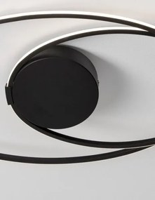 LED stropné svietidlo Viareggio 60 čierne