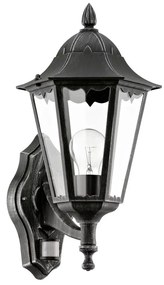 Eglo 93458 - Vonkajšie nástenné svietidlo s čidlom navedie 1xE27/60W/230V