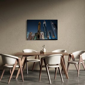 Obraz nočného mesta (90x60 cm)