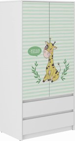 Wooden Toys Detská skriňa B-9 ŽIRAFA