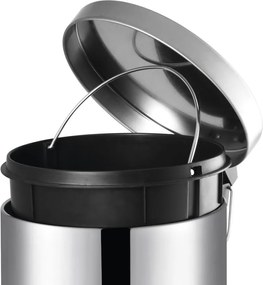 Aqualine Aqualine, SIMPLE LINE odpadkový kôš guľatý 12 l, nerez lesk, 27112