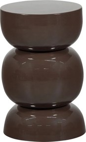 Kovový okrúhly odkladací stolík ø 30 cm Breno – WOOOD