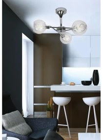 Luster na tyči OZZO 3xE14/40W/230V