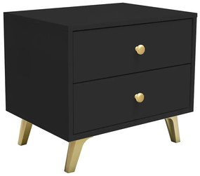 Nočný Stolík Siena čierna