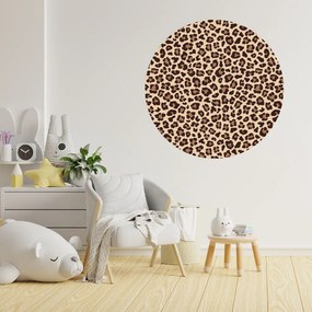 PIPPER. Leopardí vzor - textilná nálepka na stenu Veľkosť: 100 cm