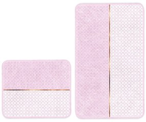 Ružové kúpeľňové predložky v súprave 2 ks 60x100 cm – Mila Home