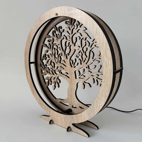 LED lampa Strom života – Luxusná drevená dekorácia | SENTOP LED0560