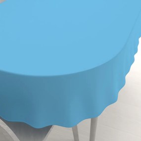 Biante Dekoračný oválny obrus Rongo RG-065 Svetlo modrý 120x140 cm