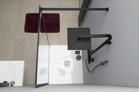 Polysan Polysan, FLEXIA sprchová vanička z liateho mramoru štvrťkruh, s možnosťou úpravy rozmeru, 90x90cm, R550, 91181