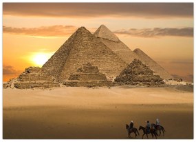 Obraz - Pyramídy (70x50 cm)