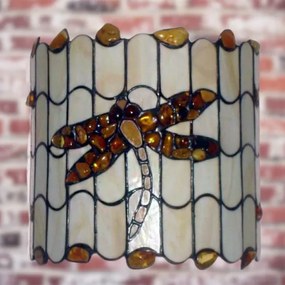 Nástenná jantárová Tiffany 23*23 AMBER