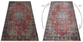 Moderný koberec MUNDO E0691 ornament, vintage outdoor červeno / béžový