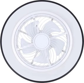 Brilagi-LED stmievateľné svietidlo s ventilátorom LED/30W/230V 3000-6500K čierne