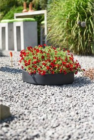 Miska na dekorácie CIRCULO, sklolaminát, Ø 50 cm, antracit