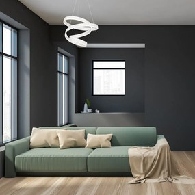 Závesné LED svietidlo Andromeda, 1x LED 100w, 4000k, w
