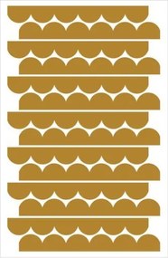 Samolepka do detskej izby žlté kruhy priemer 9cm