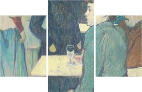 Obraz - Henri de Toulouse-Lautrec, A Corner of the Moulin de la Galette, reprodukcia (90x60 cm)