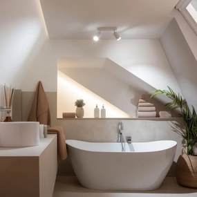 Brilagi - Kúpeľňové bodové svietidlo SELE 2xGU10/30W/230V IP44 biela