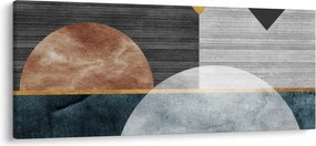 Obraz - Tvary a textúry (120x50 cm)