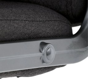 Kancelárske kreslo DEXTER — látka, sivá