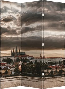 Paraván - Zamračená Praha (126x170 cm)