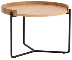Odkladací stolík Mandy Natural, 2 ks