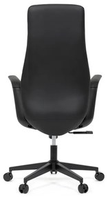 Autronic BONTEC Kancelárske kreslo, hojdací mechanizmus, čierna ekokoža, KA-T8325 BK Farba: Čierna
