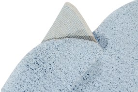 Lorena Canals, Ručne tkaný kusový koberec Puffy Dream, 110x170 mrak, modrá, detská izba