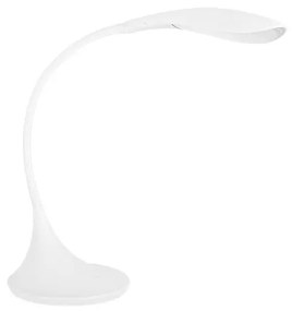 KANLUX Kancelárska stolná LED lampa so senzorom DENOM, 6,5, teplá biela, biela