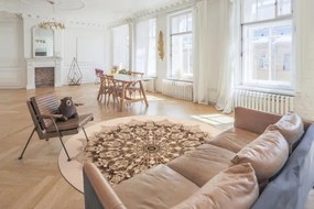 Koberec Agnella Agnus Julia krémový kruh