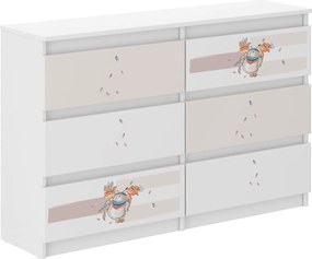 Wooden Toys Detská komoda R-120 MISIU