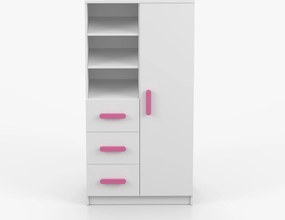 Regál SCOUT - biely (viac variant)