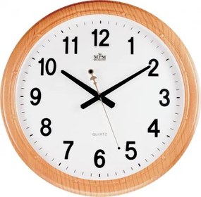 Nástenné hodiny MPM, 2414.60.SW - oranžová, 45cm