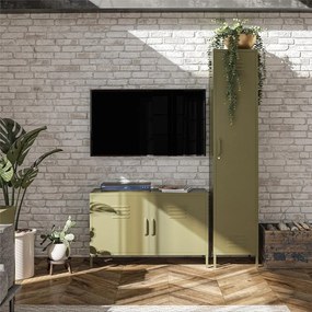 Zelená kovová skrinka 98x63 cm Bradford – Støraa