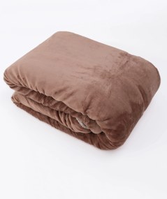 Baránková deka mikroplyš Exclusive 220 × 200 cm – Laura mocha mousse