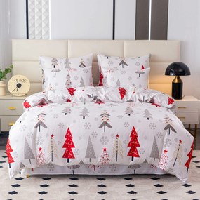 Obliečky z mikrovlákna JINGLE biele Rozmer obliečky: 70 x 90 cm | 140 x 220 cm