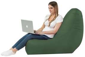 Kreslo Bali ekokoža tmavozelené