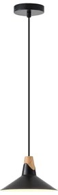 Luster na lanku 1xE27/15W/230V čierna