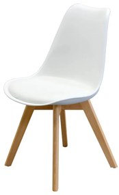 Jedálenská stolička QUATRO biela