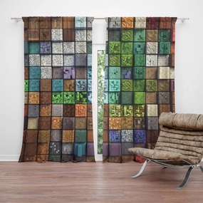 Sablio Záves Blocks Abstract: 2ks 140x250cm