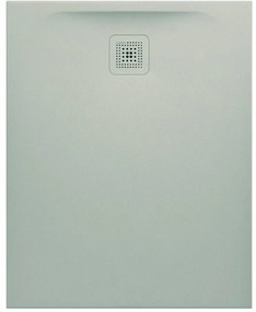 LAUFEN Pro obdĺžniková sprchová vanička z materiálu Marbond, odtok na kratšej strane, 1000 x 800 x 33 mm, svetlá šedá, H2109510770001