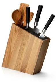Continenta C4151 - Stojan na nože s flexi vložkou a priehradkou 31x8x24,5 cm dub C4151