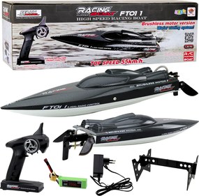 LEAN Toys Motorový čln FT011 na diaľkové ovládanie RC Brushless 55km/h