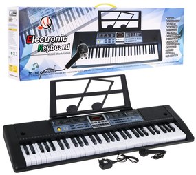 Elektronický keybord pre deti - mikrofón | 61 kláves