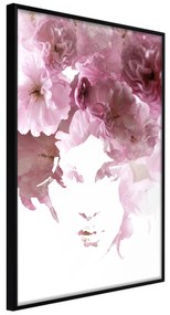 Artgeist Plagát - Flowery Look [Poster] Veľkosť: 30x45, Verzia: Zlatý rám